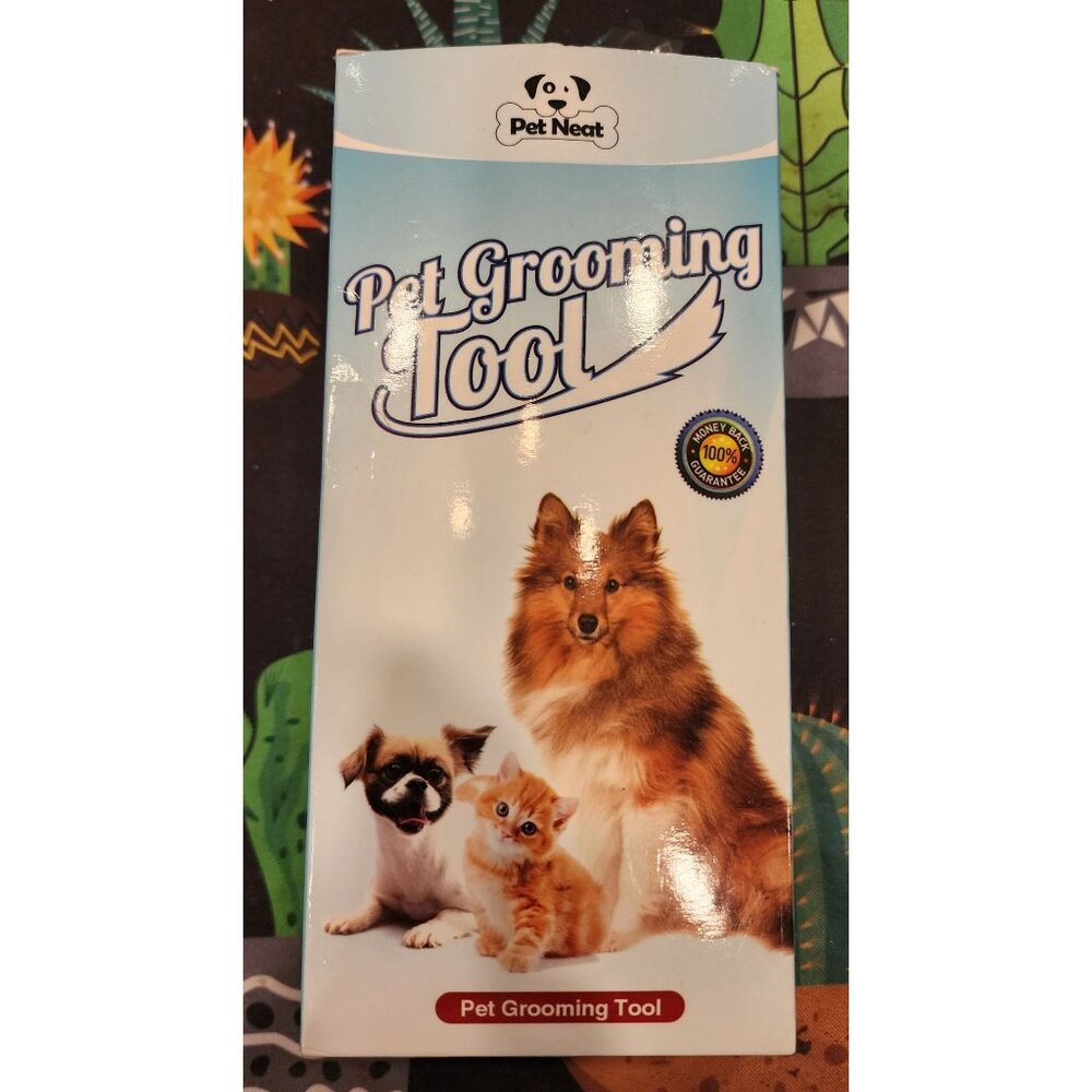 NEW Pet Neat Pet Grooming Tool Brush For Dogs & Cats